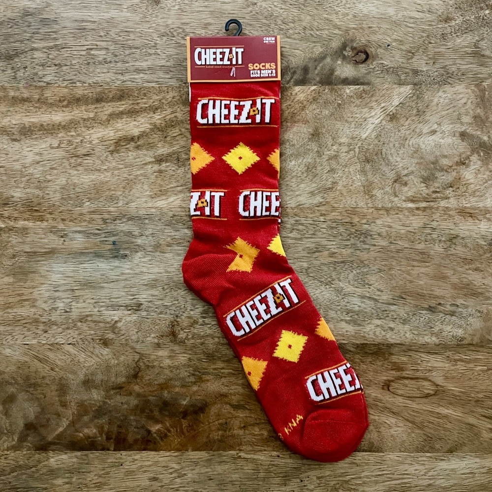 5/$20 NEW Adult Cheez It Crackers Socks